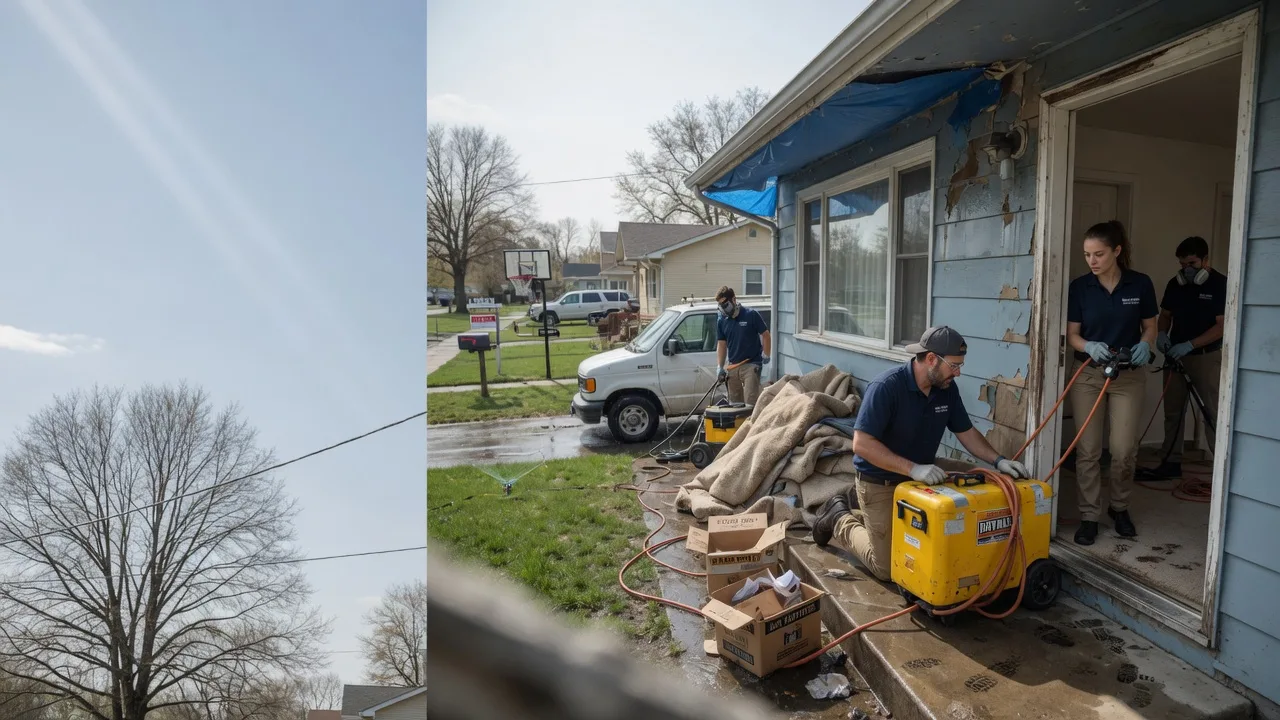 Basement Flood Cleanup in Lebanon, IL near me